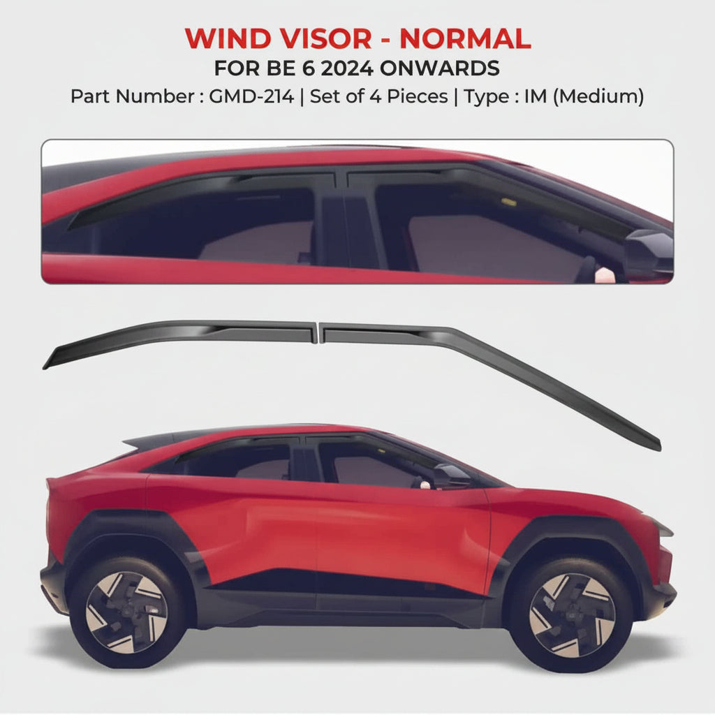 Door Visor For BE 6 - Model 2024 Onwards