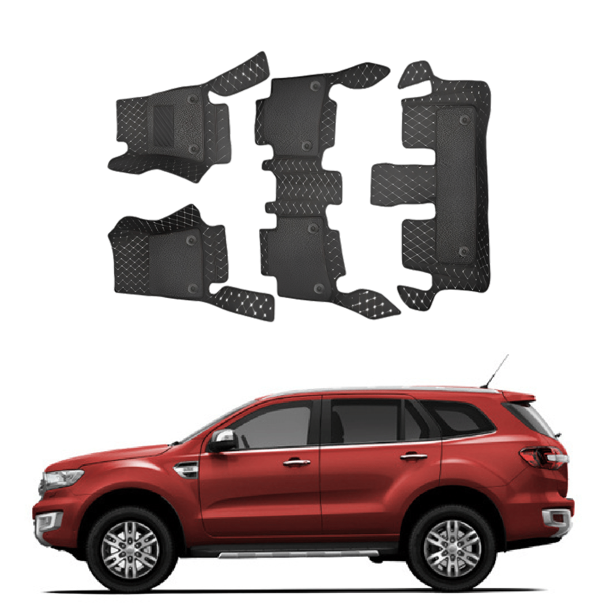 7D Car Floor Mats For Ford Endeavour