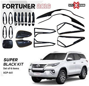 Super Black Kit For Toyota Fortuner - Model 2016 Onwards