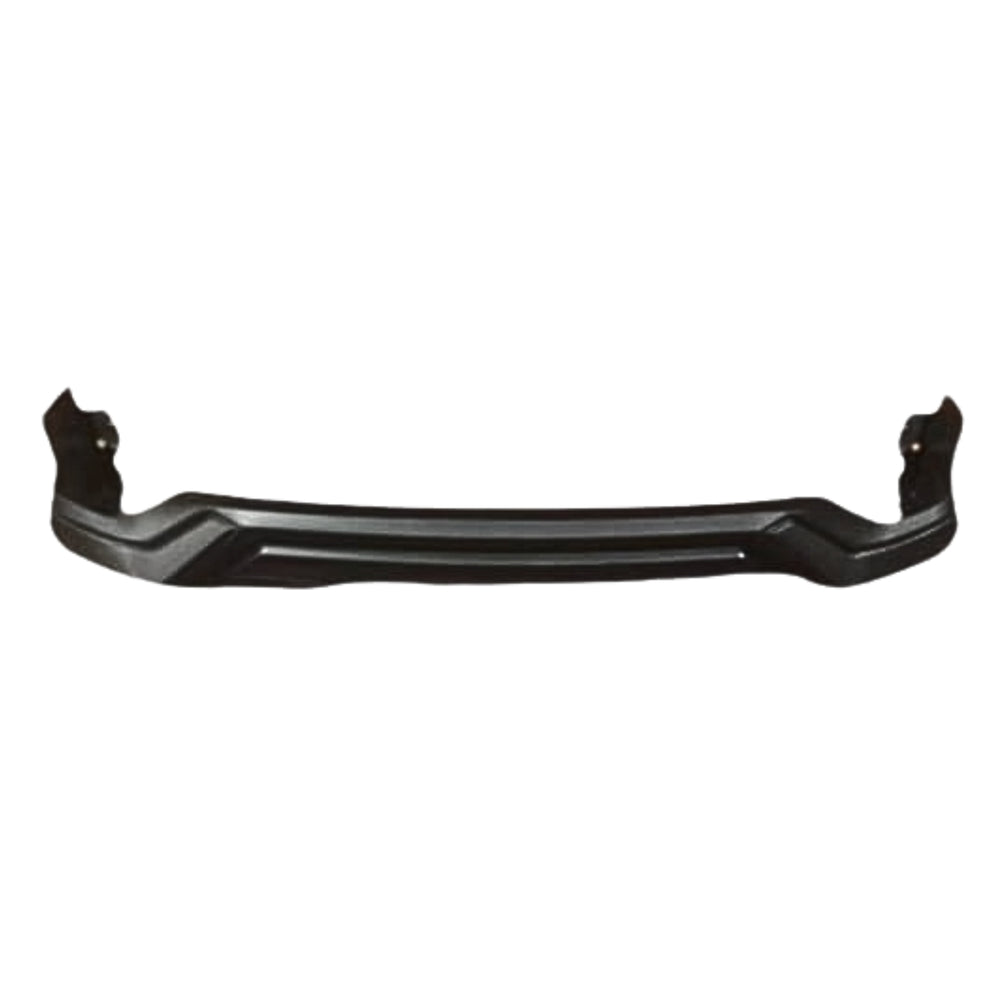 Front bumper spillter black ends on a white background
