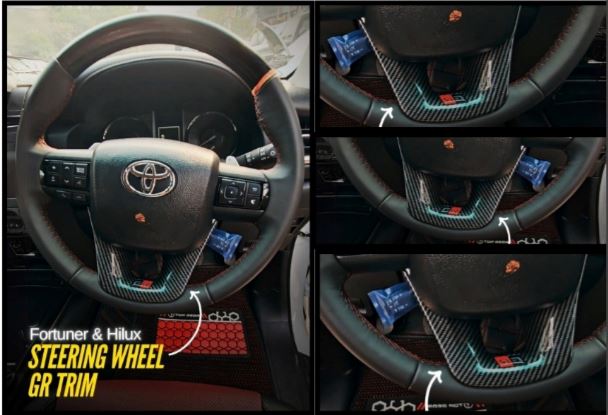 GR Steering Wheel Trim For Fortuner & Hilux