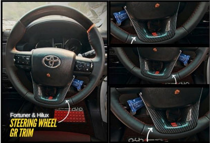 GR Steering Wheel Trim For Fortuner & Hilux
