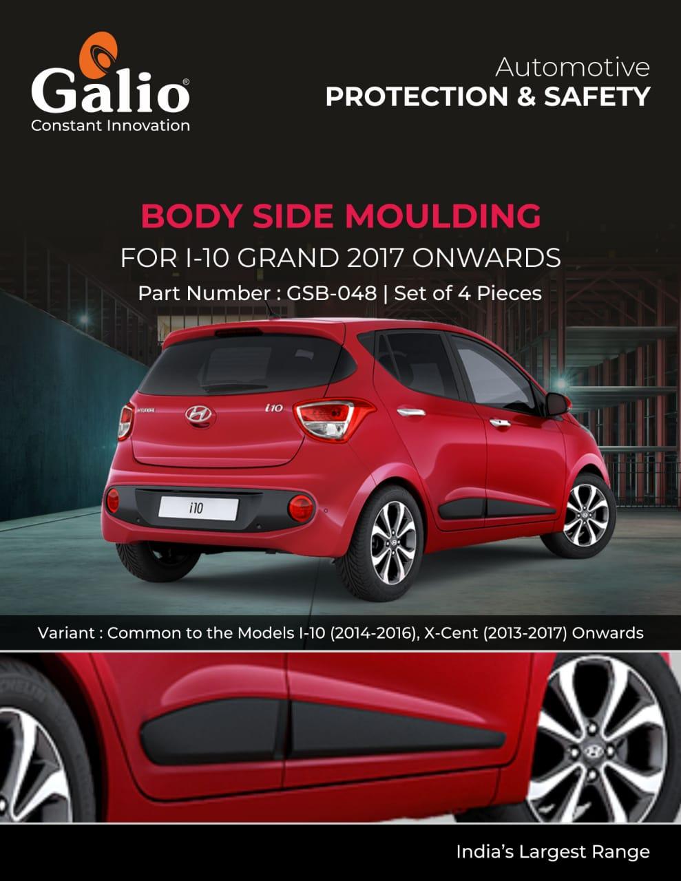 Hyundai I-10 Grand Body Side Moulding