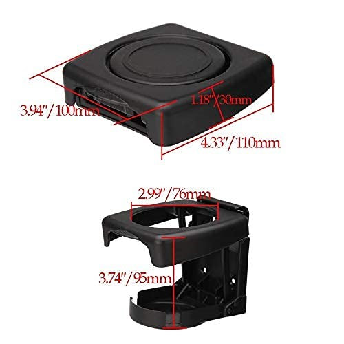 Glass Holder Foldable -Black