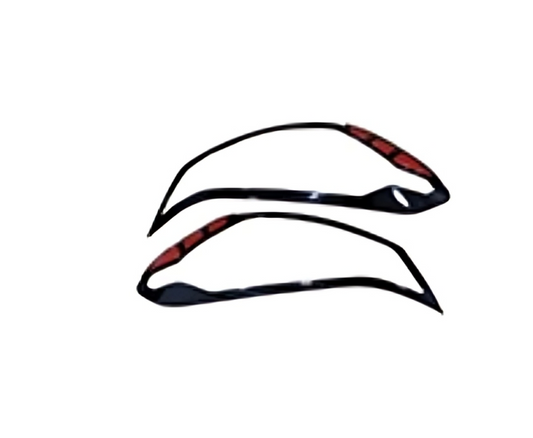 Black Finish Head Lamp Garnish For Hyundai I10 Grand Nios – Model 2019 Onwards