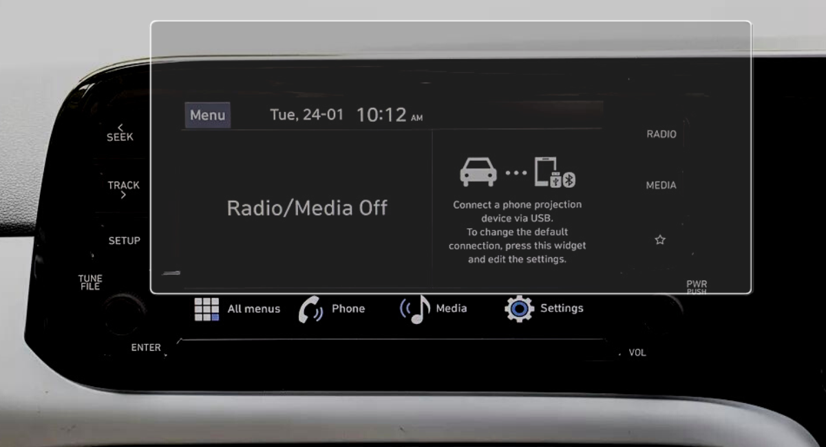 Premium Screen Guard for Hyundai Grand i10 Nios