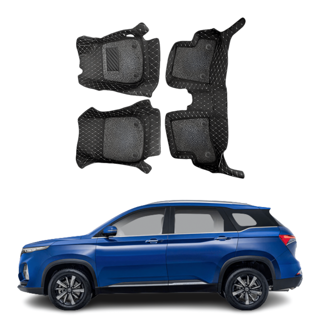 7D Car Floor Mats For MG Hector