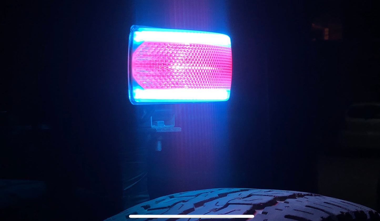Unbreakable Jeep Stepney light Red + Ice Blue for Thar 2020