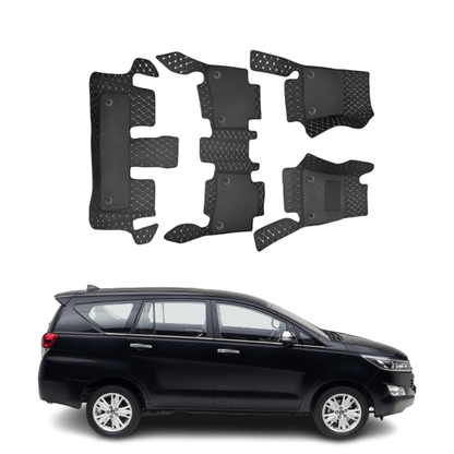 7D Car Floor Mats For Toyota Innova Crysta