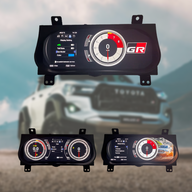 Digital Instrument Cluster Upgrade For Hilux/Fortuner - Model 2016-2025