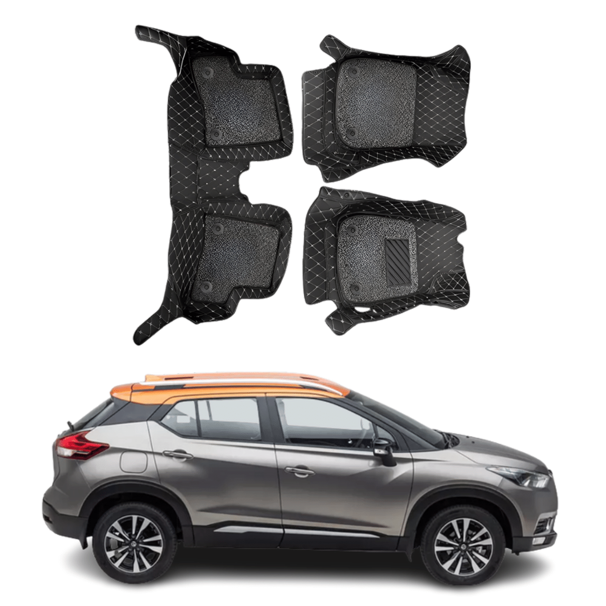 7D Car Floor Mats For Nissan Kicks