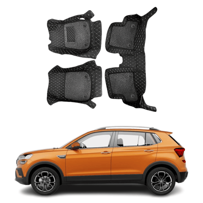 7D Car Floor Mats For Skoda Kushaq