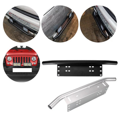 LED Light Bar Mounting Bracket & License Plate Frame Holder- Front