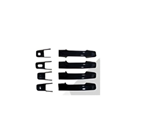 Hybrid Black Finish Door Handle Garnish For Nissan Magnite - Model 2021 Onwards