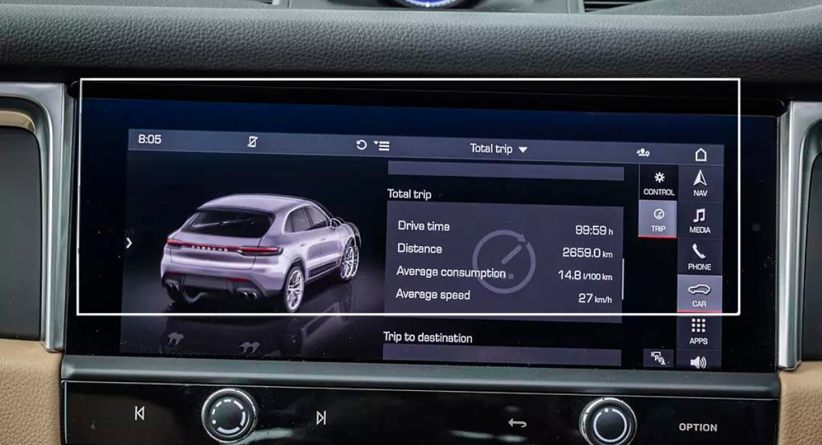 Premium Screen Guard for Porche Macan