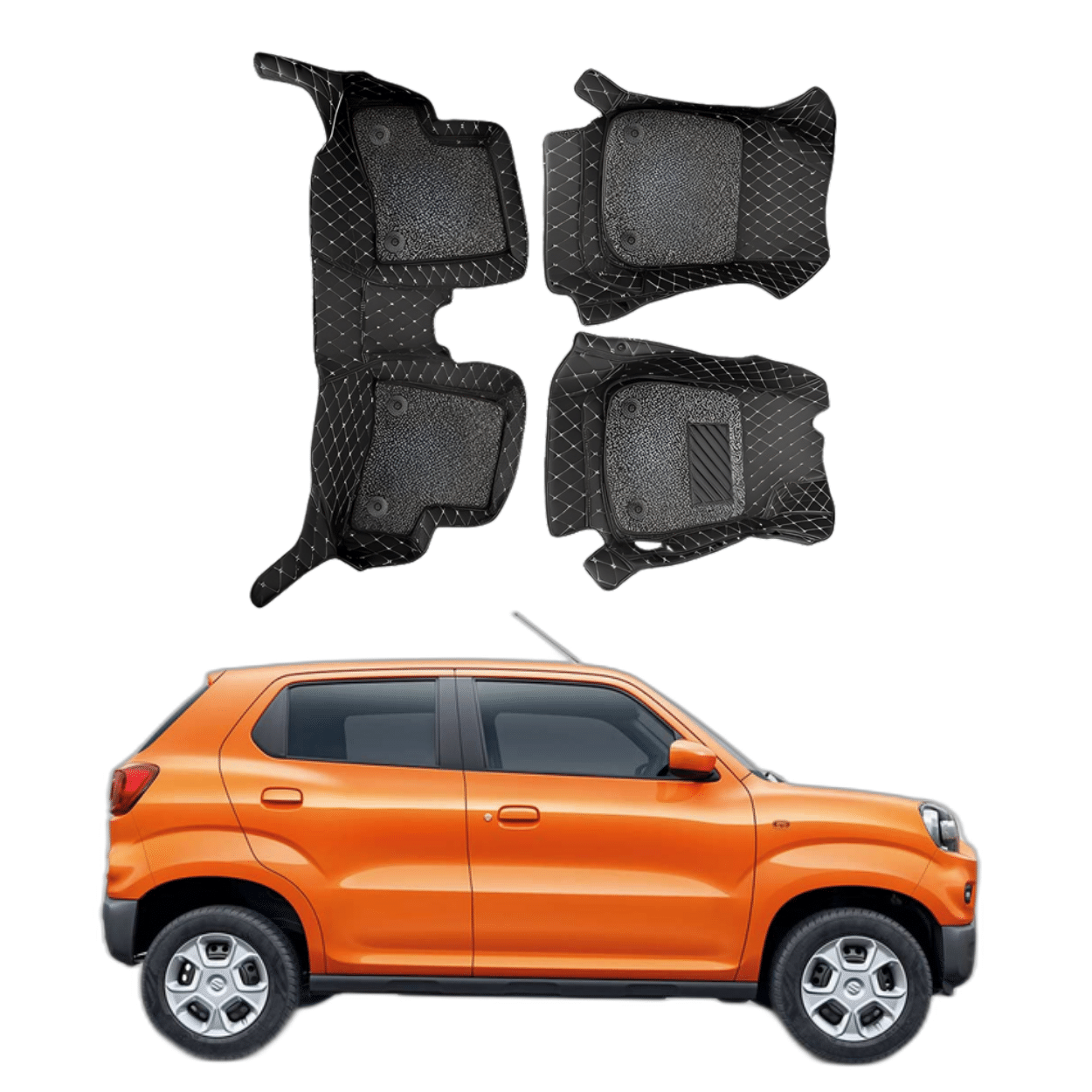 7D car floor mats for Maruti Suzuki S-Presso