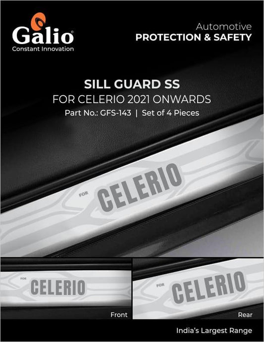 Maruti Suzuki Celerio 2021 Onwards Sill Guard SS