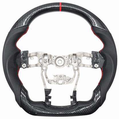 Muscle Steering Wheel Carbon-Fibre For Fortuner on a white background.