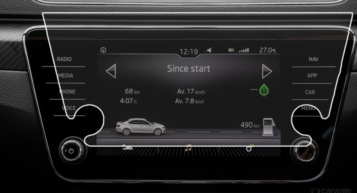 Premium Screen Guard for Skoda New Superb