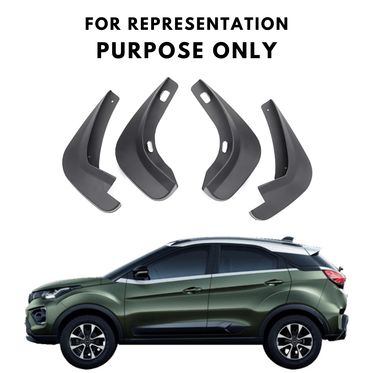 Mud Flap For Tata Nexon - Model 2021 Onwards