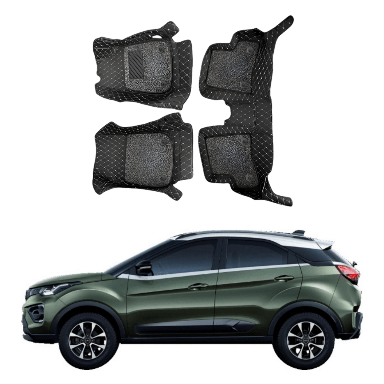 7D Car Floor Mats For TATA Nexon