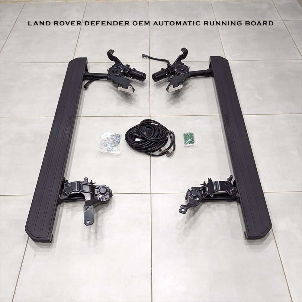Automatic OEM Side Foot Steps For Land Rover Defender - Model 2020 Onwards