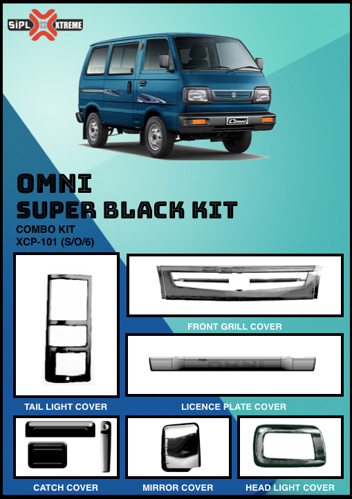 Maruti Suzuki Omni Super black finish combo kit