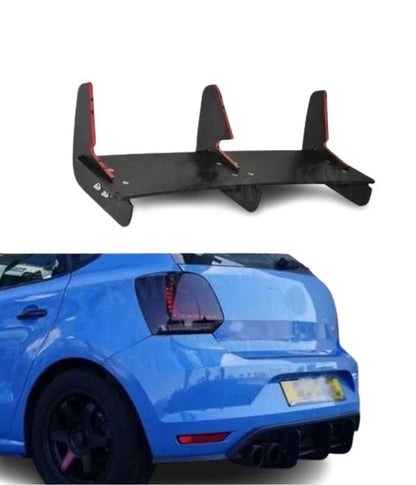 Polo 3 Fin Diffuser High Quality for Volkswagen Polo - Model 2010 Onward