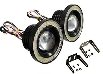 High Power LED Projector Fog Light with White Angel Light Ring