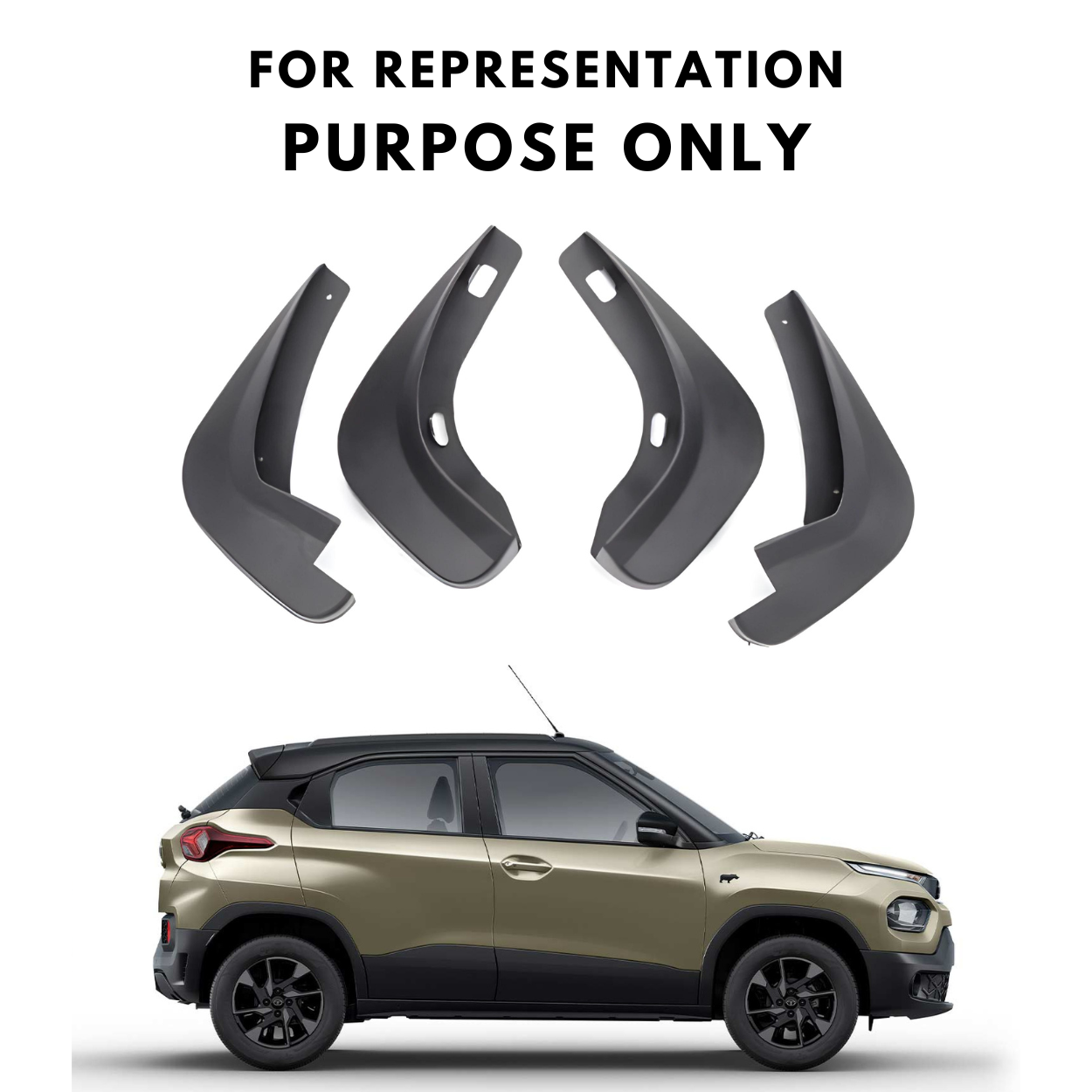 Mud Flap For Tata Punch - Model 2021 Onwards