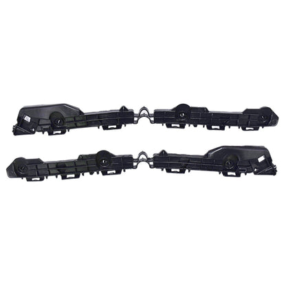 Two black plastic chains on a white background