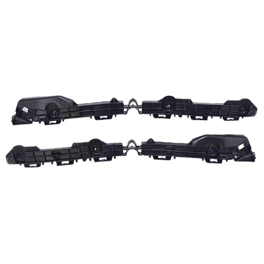 Two black plastic chains on a white background