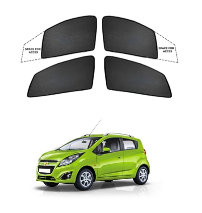 Window Sun Shades For Chevrolet Beat - Model 2018 Onwards