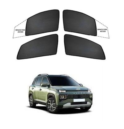 Window Sun Shades For Hyundai Exter – Model 2023 Onwards