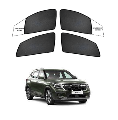 Window Sun Shades For Kia Seltos – Model 2023 Onwards
