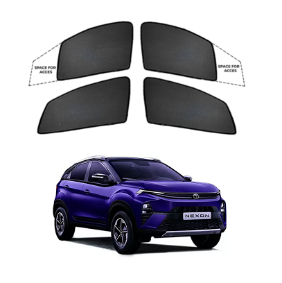 Window Sun Shades For Tata Nexon – Model 2024 Onwards