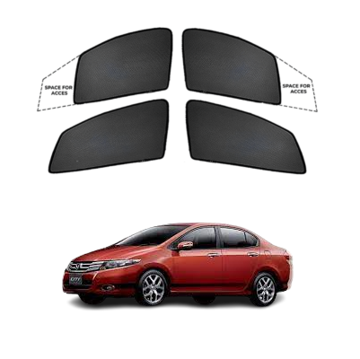 Window Sun Shades For Honda City Ivtec - Model 2010 Onwards