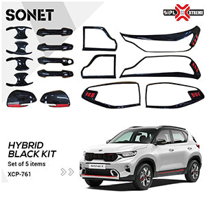Kia Sonet hybrid kit super black finish