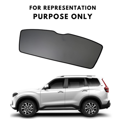 Car Window Fix Black Sun Shades For Mahindra Scorpio-N