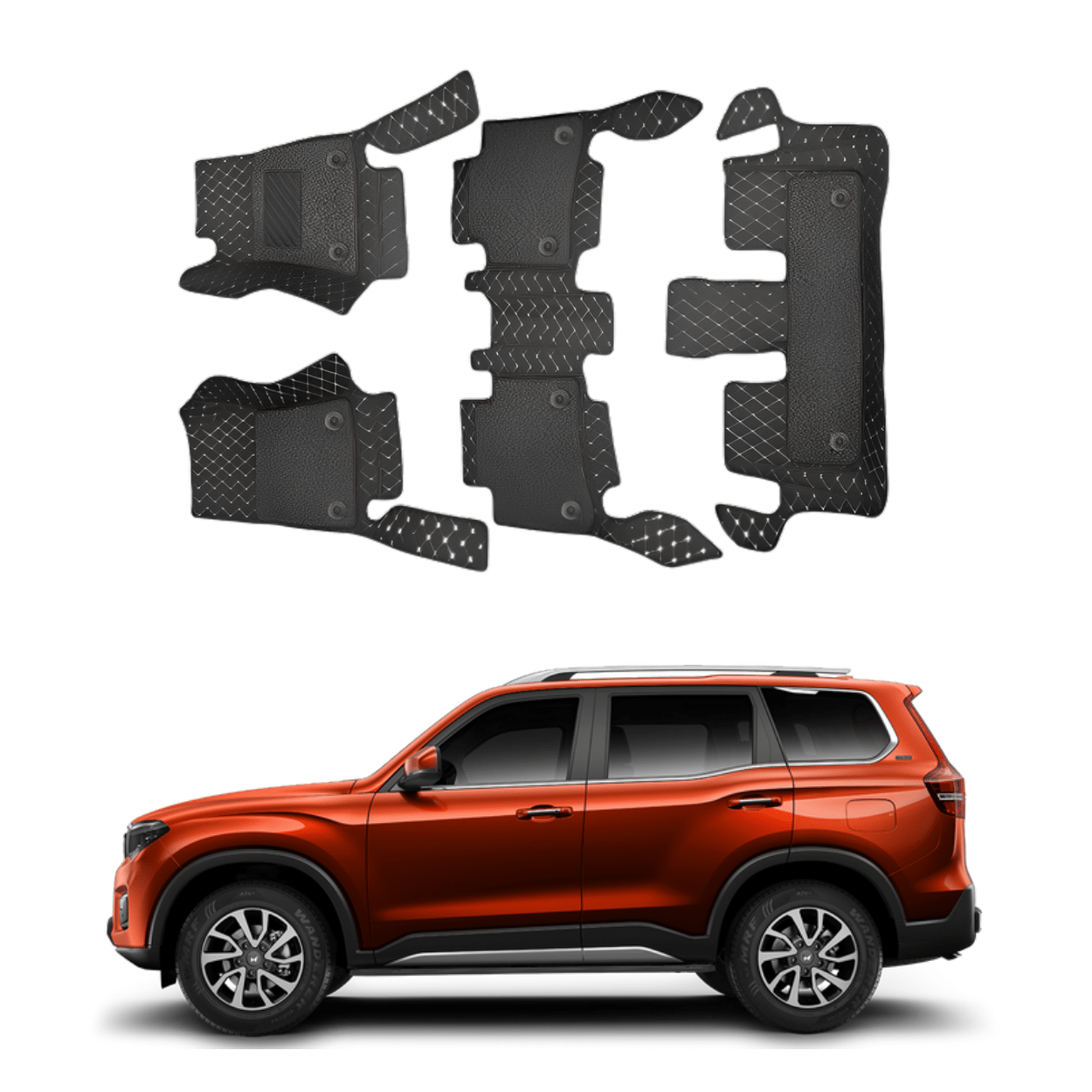 7D Car Floor Mats For Mahindra Scorpio-N