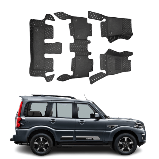 7D Car Floor Mats For Mahindra Scorpio classic