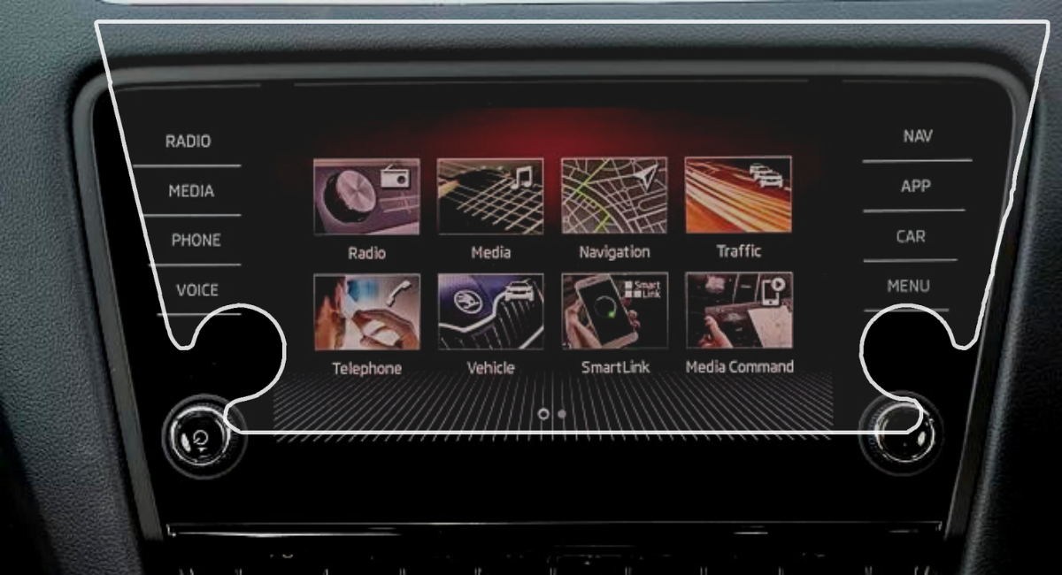 Premium Screen Guard for Skoda New Octavia