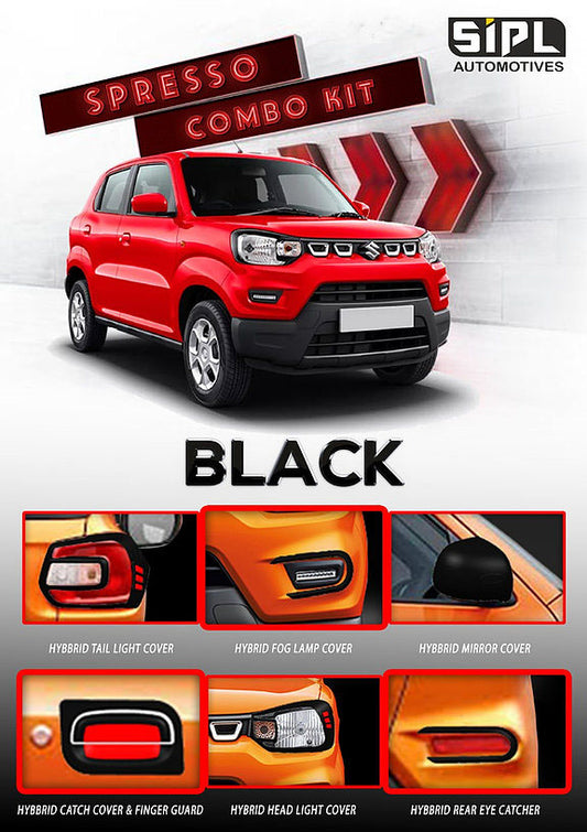 Maruti Suzuki S-Presso Hybrid black finish combo kit