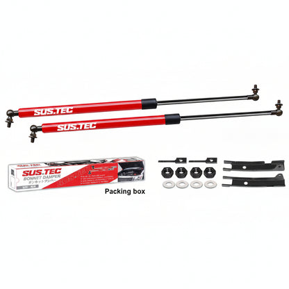SUS.TEC shock absorbers with packaging box on a white background