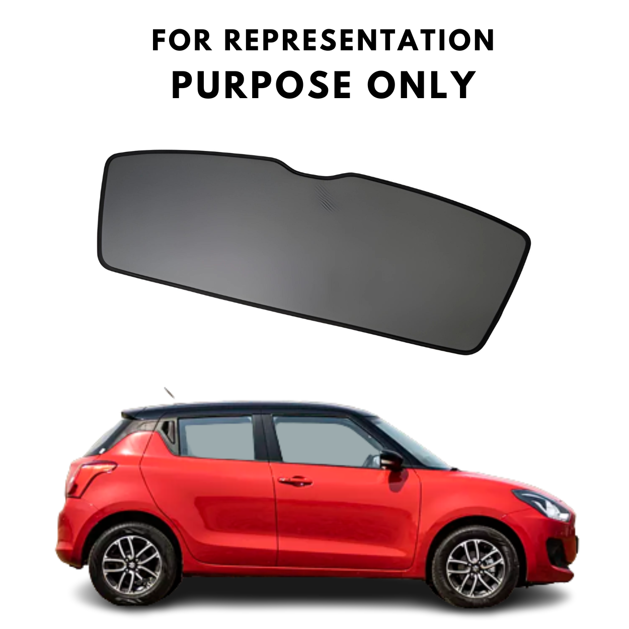 Car Window Fix Black Sunshades For Maruti Suzuki Swift