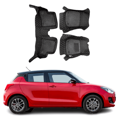 7D car floor mats for Maruti Suzuki Swift