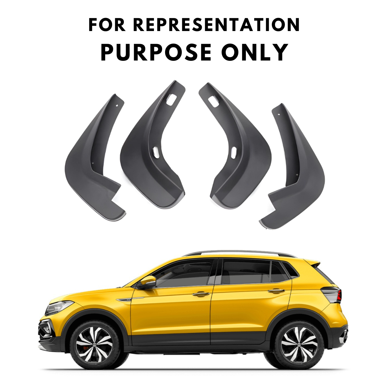 Mud Flap For Volkswagen Taigun - Model 2019 Onwards