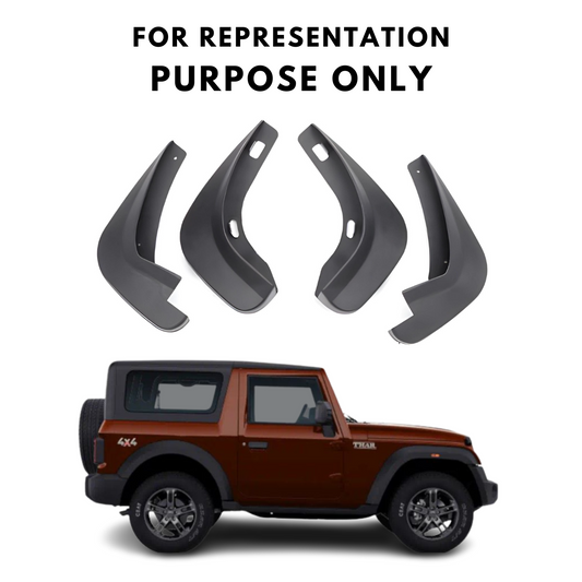 Mud Flap For Mahindra Thar - Model 2021 Onwards