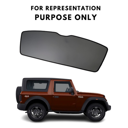 Car Window Fix Black Sun Shades For Mahindra Thar