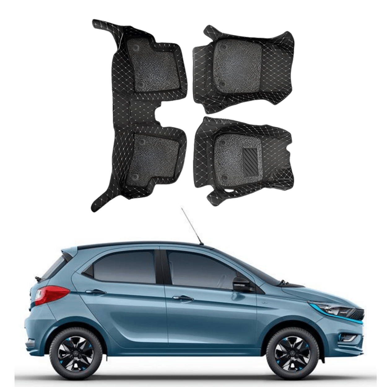 7D Car Floor Mats For TATA Tiago EV